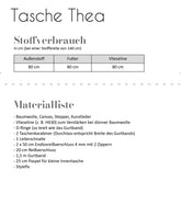 Papierschnittmuster Tasche Thea Fadenkäfer